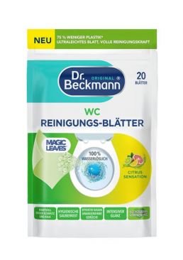 Салфетки Dr. Beckmann для чистки унитаза «Цитрусовая сенсация», 20 шт
